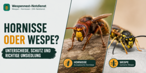 Hornisse oder Wespe Unterschiede