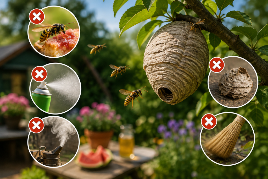Typische Irrtümer rund um Wespen im Garten