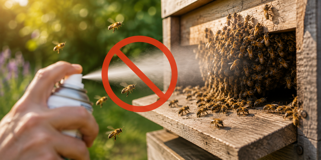 Warum Sie Bienen nicht selbst vertreiben sollten