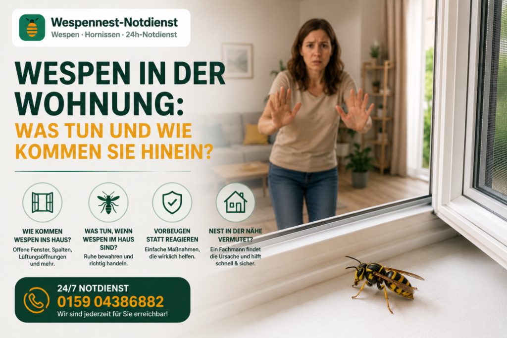Wie Sie verhindern, dass Wespen eindringen