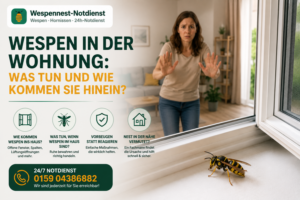 Wie Sie verhindern, dass Wespen eindringen