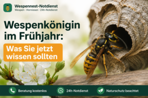 Wespenkönigin im Frühjahr